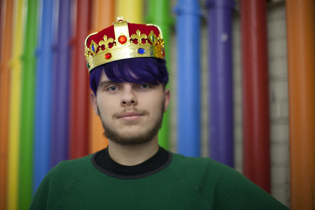 Parker with crown