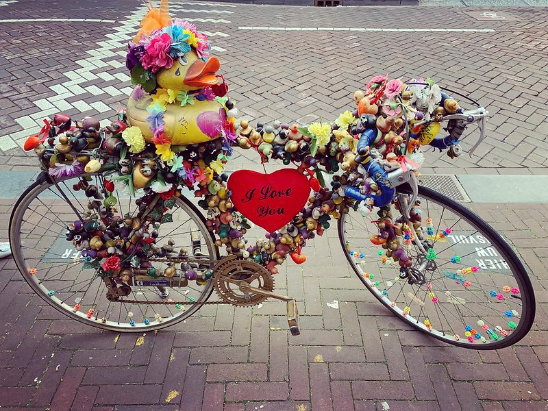 Duck bike in Amsterdam