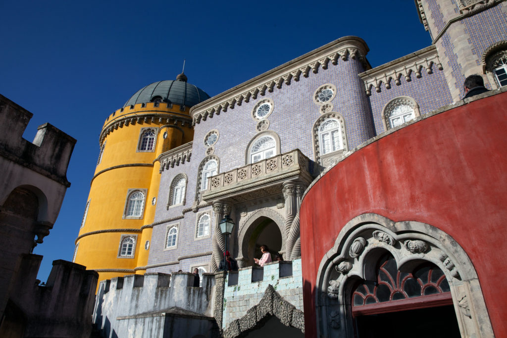 One of the entrances to Pena Palace