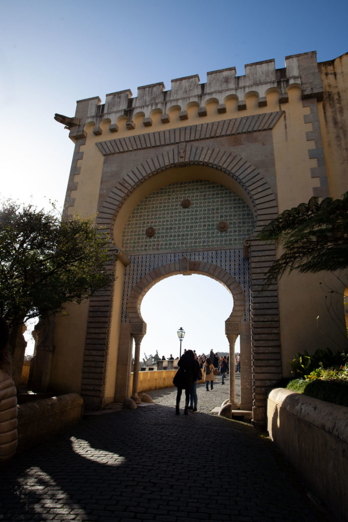 A Moorish gate at Pena Palace