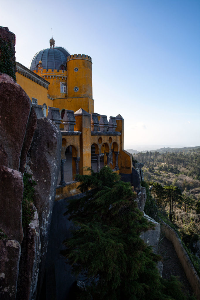 From the side of Pena Palace