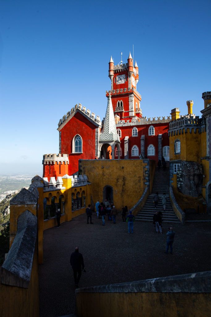 Another angle from the sprawling Pena Palace