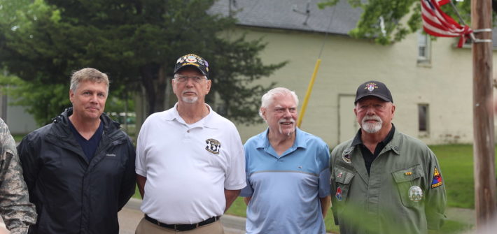 My Dad and three of his half-brothers after the Memorial Day Parade